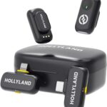 HollyLand Lark A1 Combo Professional Dual Collar Mic for iPhone and Type-C