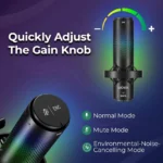 BOYA K9 RGB USB Condenser Microphone for Gaming and YouTube - Image 3