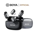 Boya Mini 02 (01) Dual wireless collar mic for IOS and Type C