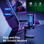 BOYA K3 Condenser USB Gaming Microphone, RGB Type C and Type A - Image 2