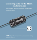 BOYA M1 Pro II Lavalier Condenser Microphone for Streaming online live Recording - Image 2