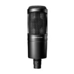 Audio Technica AT2020 Condenser Microphone for voice over and Recording