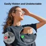Boya Mini 2 (03) Dual wireless Collar Mic for iPhone, Vlogging recording Mic - Image 3