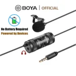 BOYA M1 Pro II Lavalier Condenser Microphone for Streaming online live Recording - Image 3